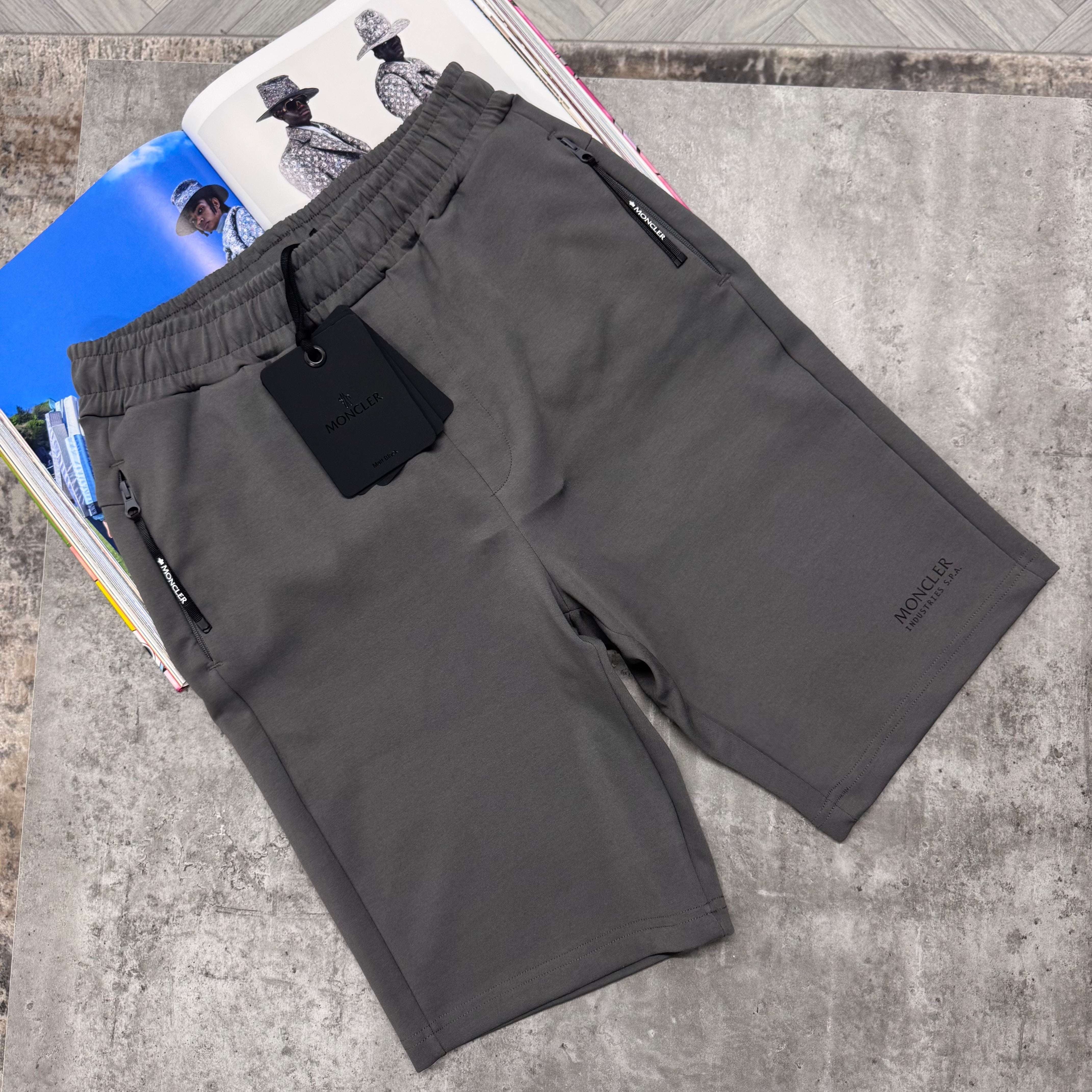 MNCLR INDUSTRIES COTTON SHORTS - CHARCOAL
