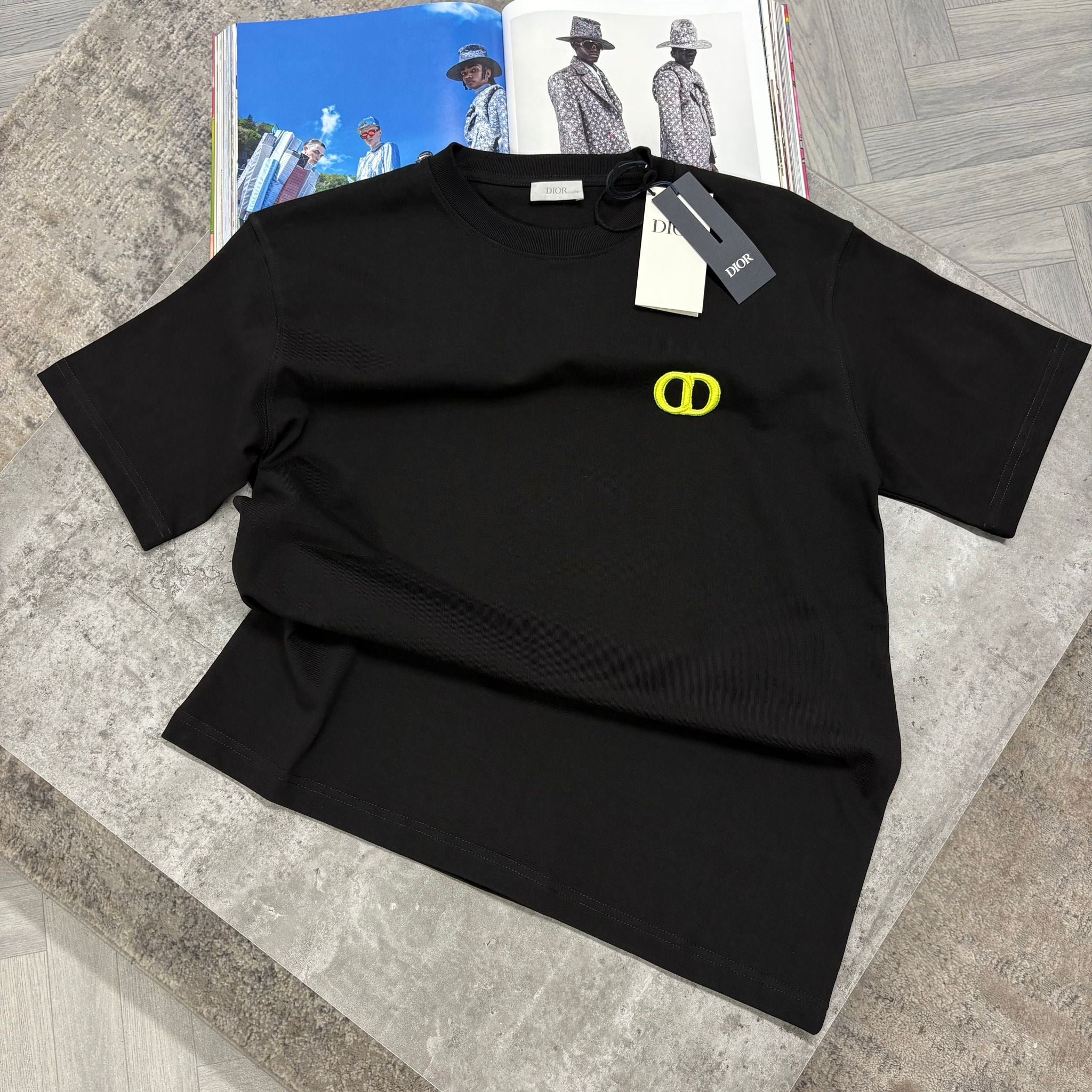 CD T SHIRT - BLACK / YELLOW