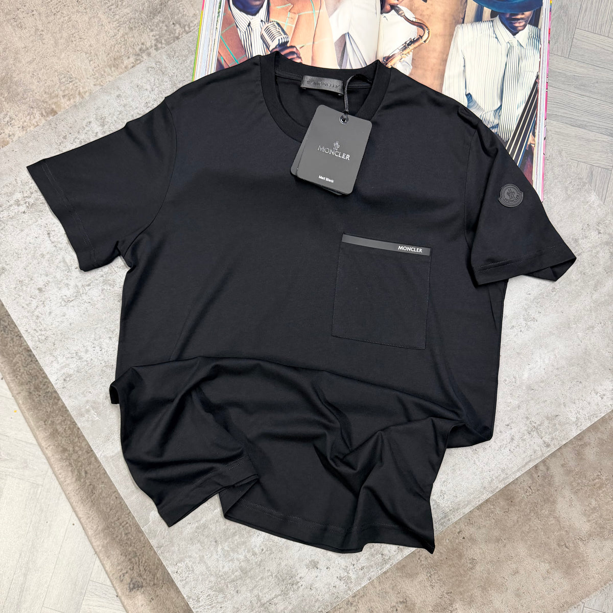 MNCLR POCKET T SHIRT - BLACK