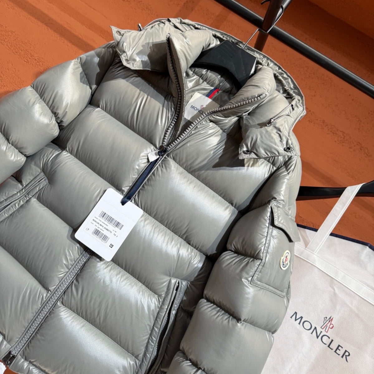 (PRE ORDER) MNCLR MAYA COAT - GREY