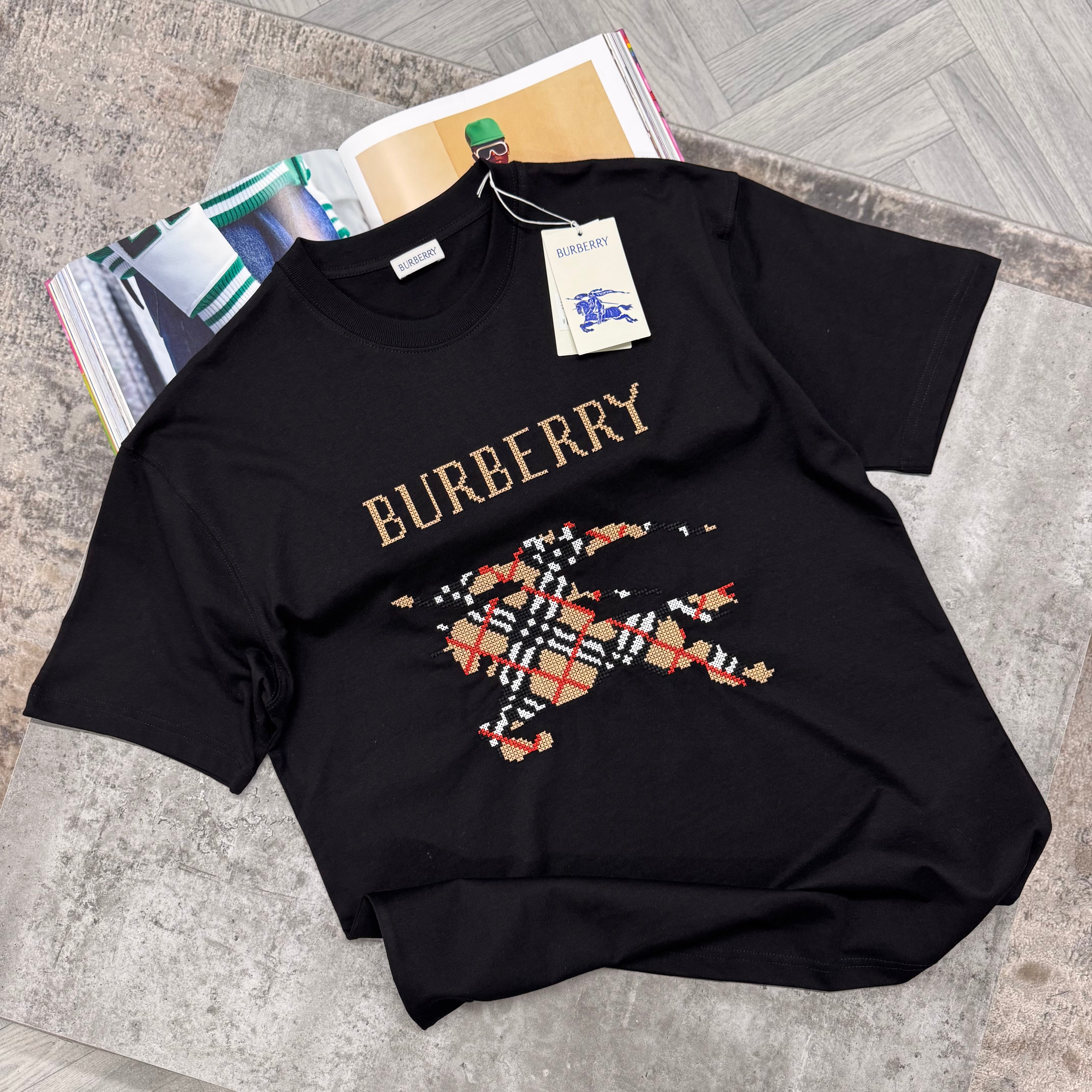 BBR PATCH LOGO T SHIRT - BLACK