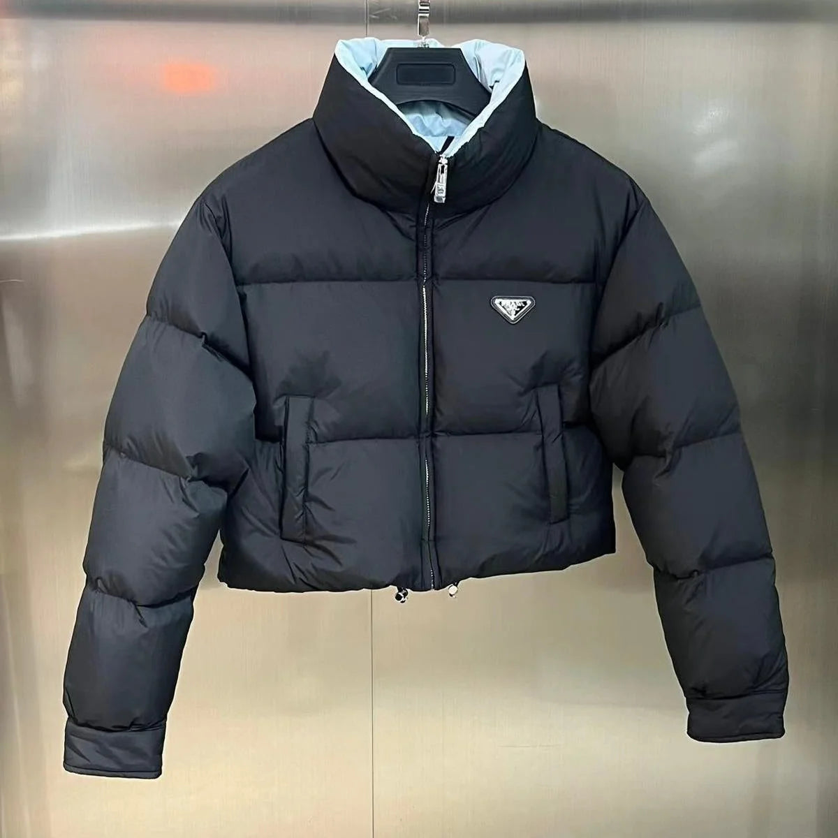 (PRE ORDER) PDA PUFFER COAT - BLACK