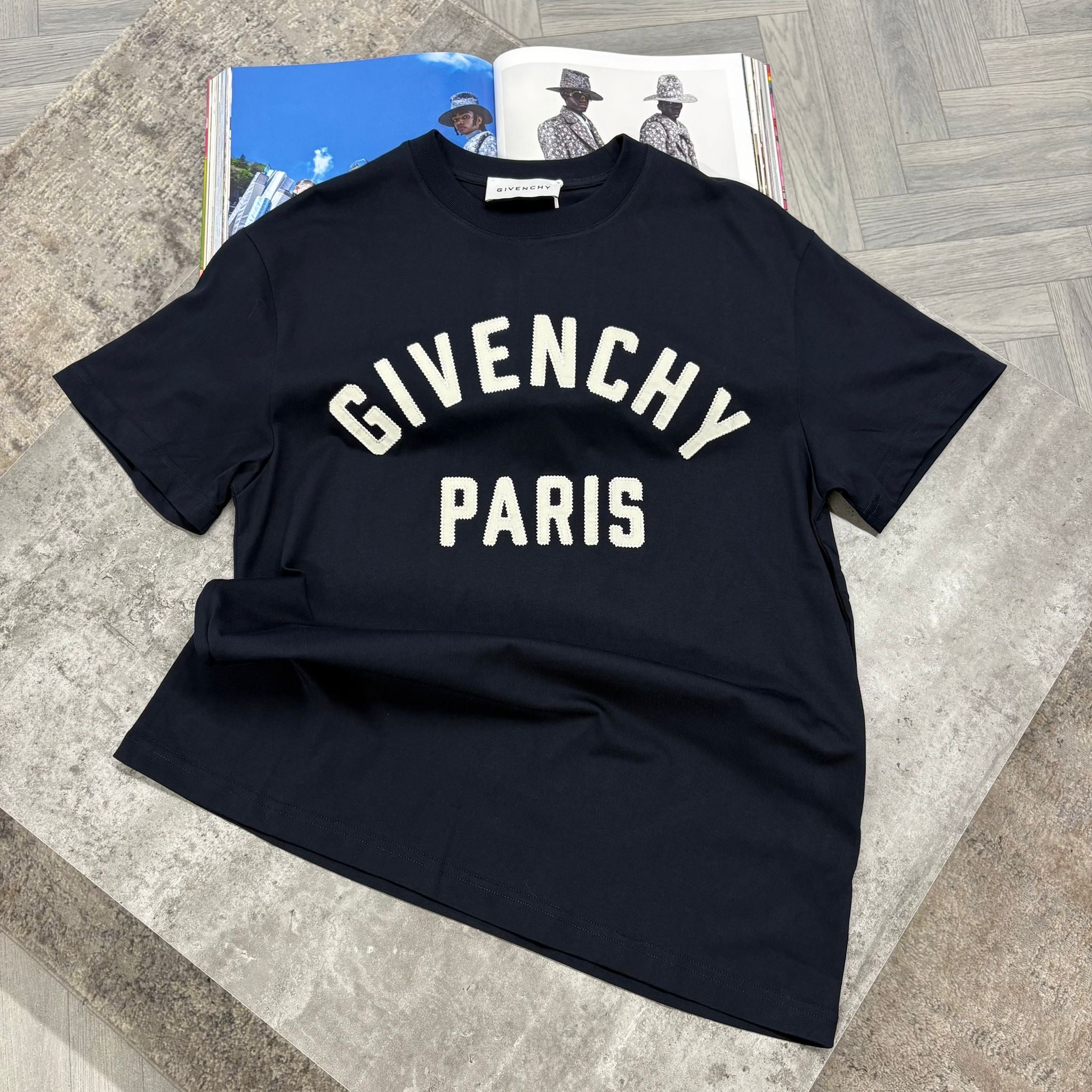 GIV PARIS T SHIRT - NAVY
