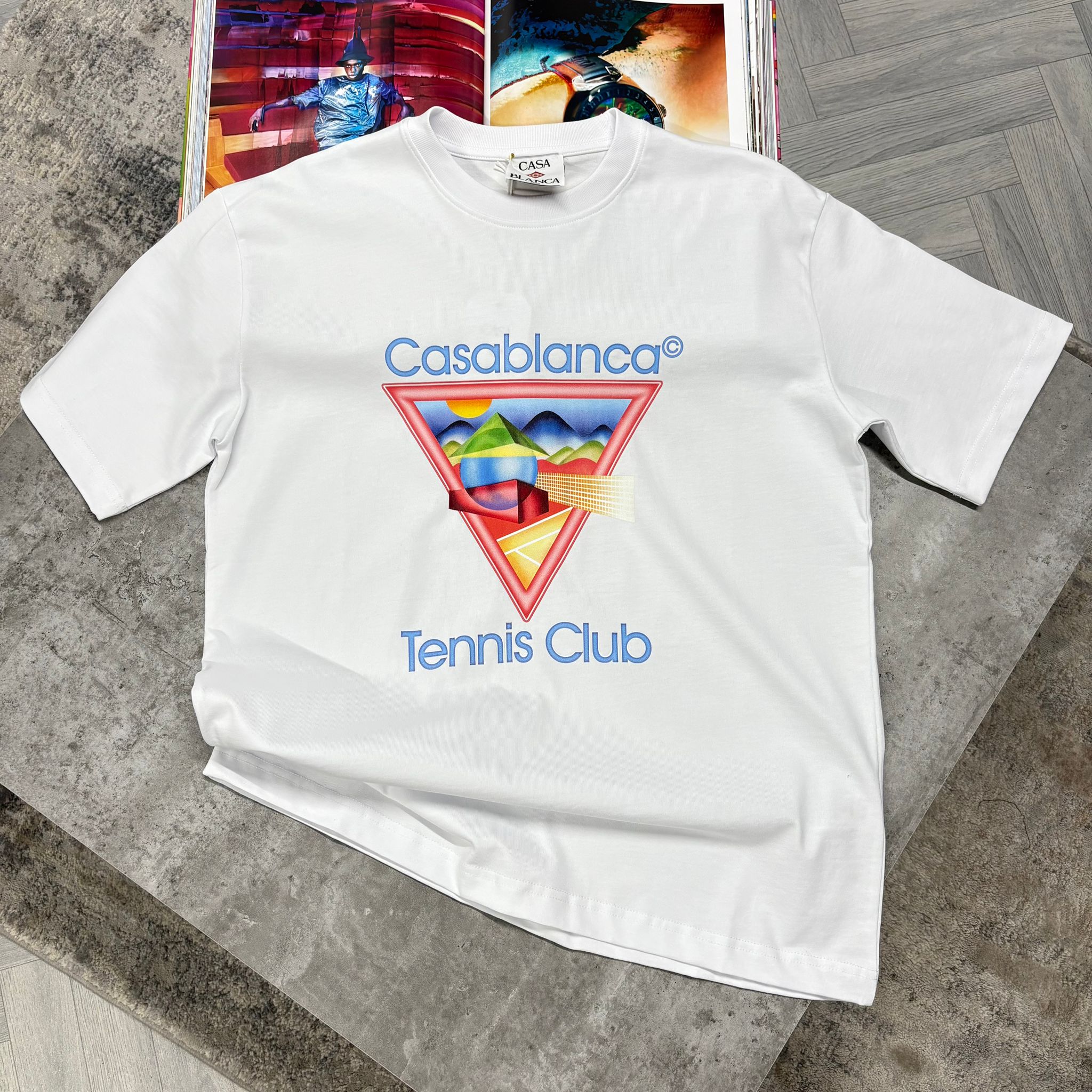 CB TENNIS CLUB T SHIRT - WHITE