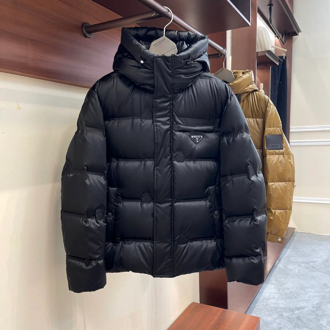 PRE ORDER PRADA PUFFER COAT BLACK