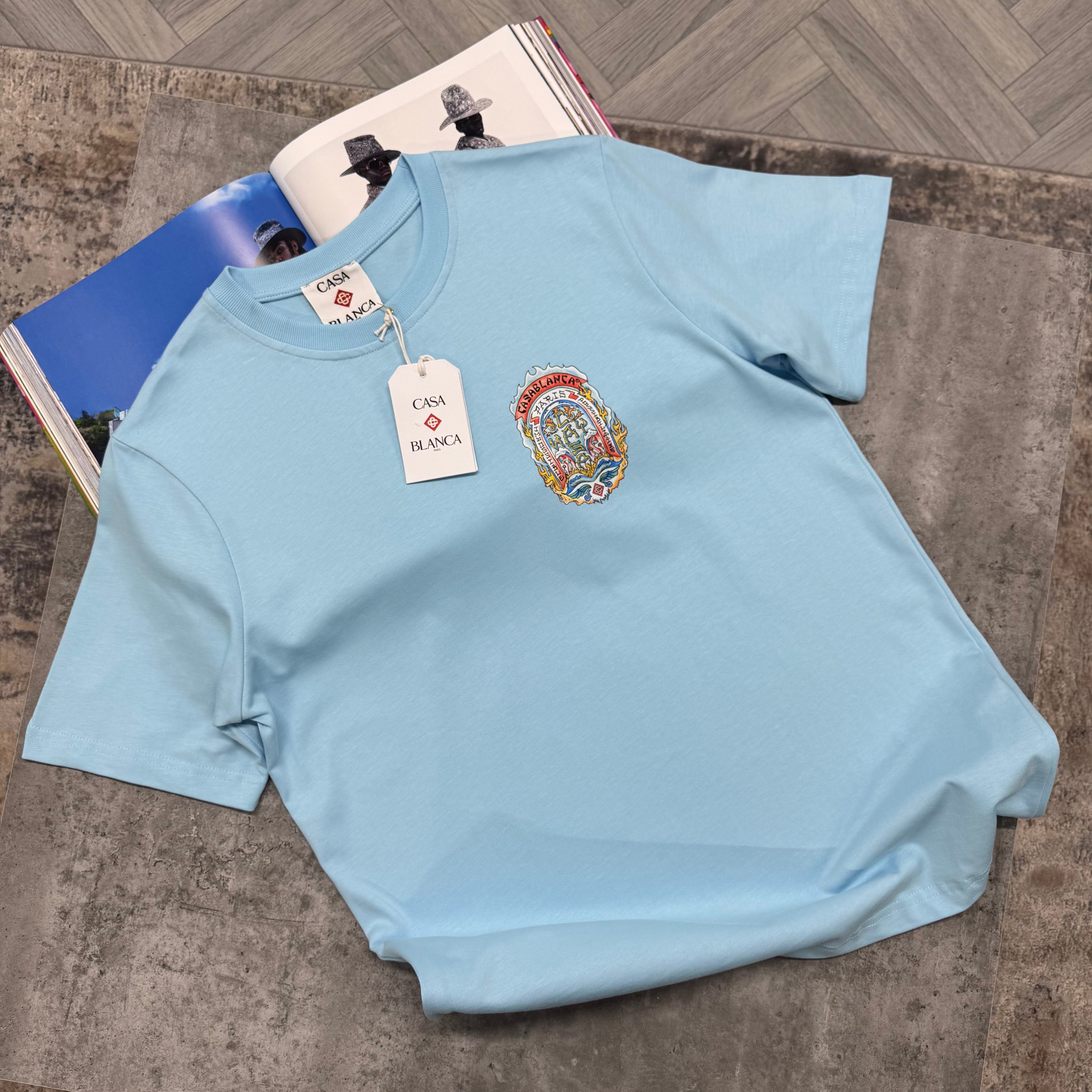 CASA PARIS T SHIRT - BLUE