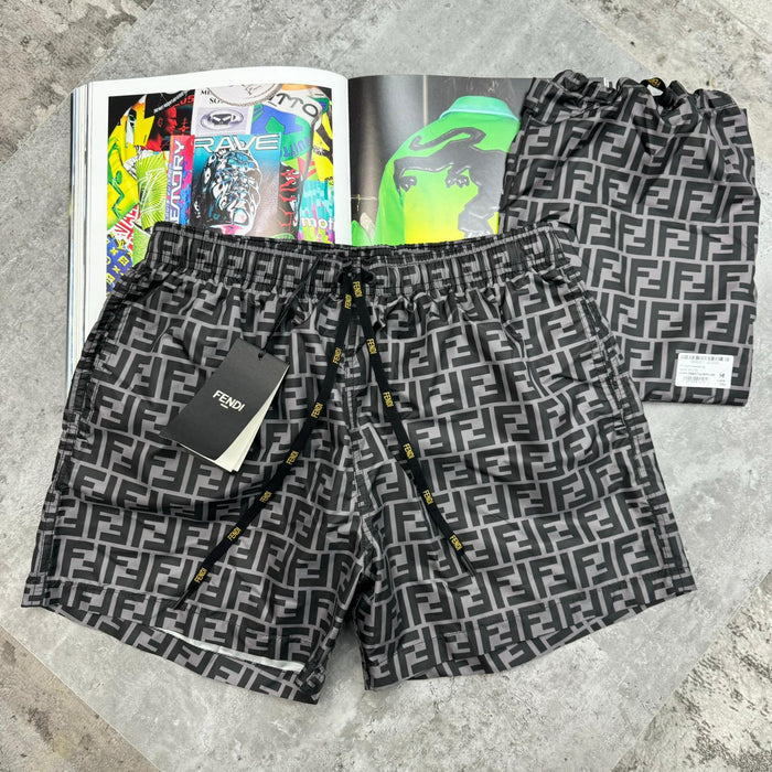 FDI SWIM SHORTS - BLACK