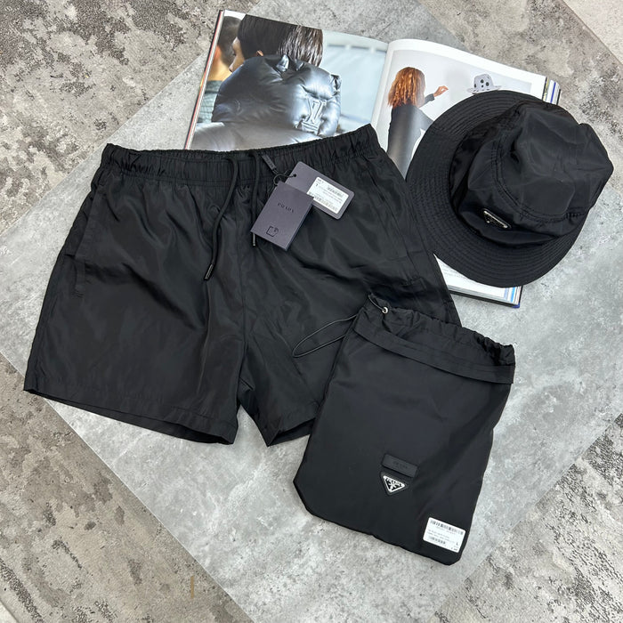 PDA SWIM SHORTS - BLACK