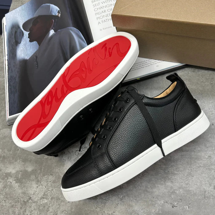 CHRISTIAN LOUBOUTIN TRAINERS BLACK WHITE PRE ORDER