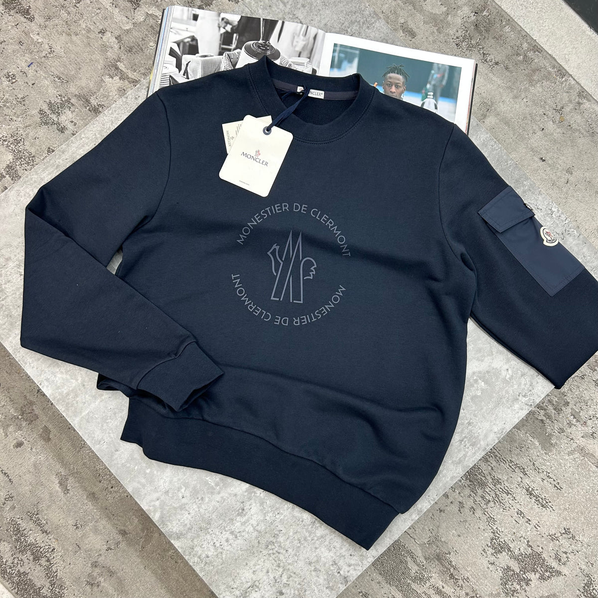 MONCLER JUMPER NAVY Small