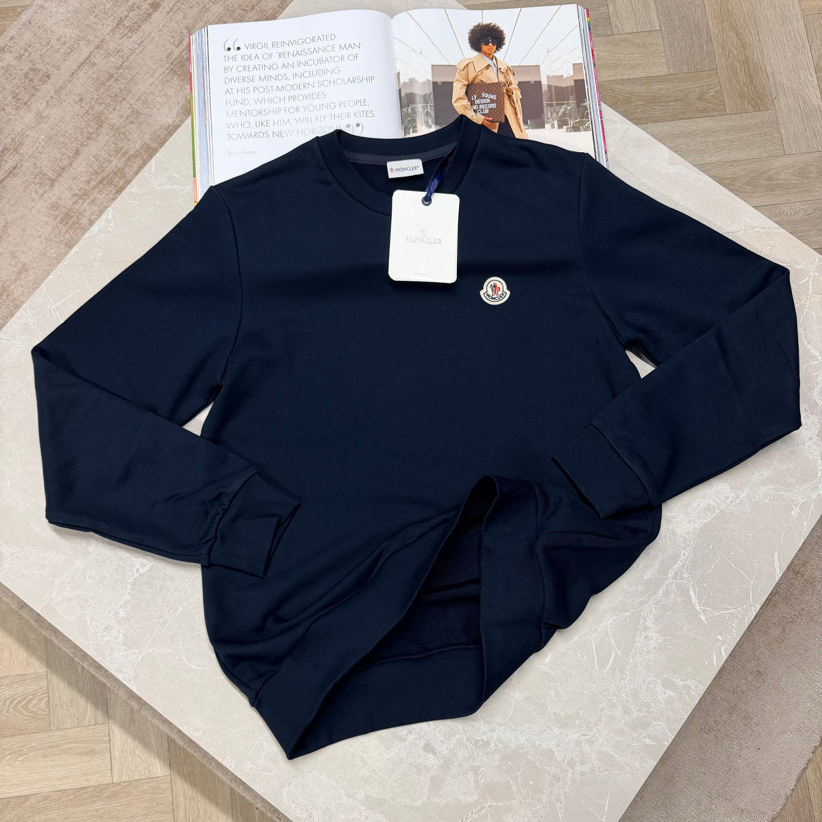 MNCLR CREWNECK JUMPER - NAVY