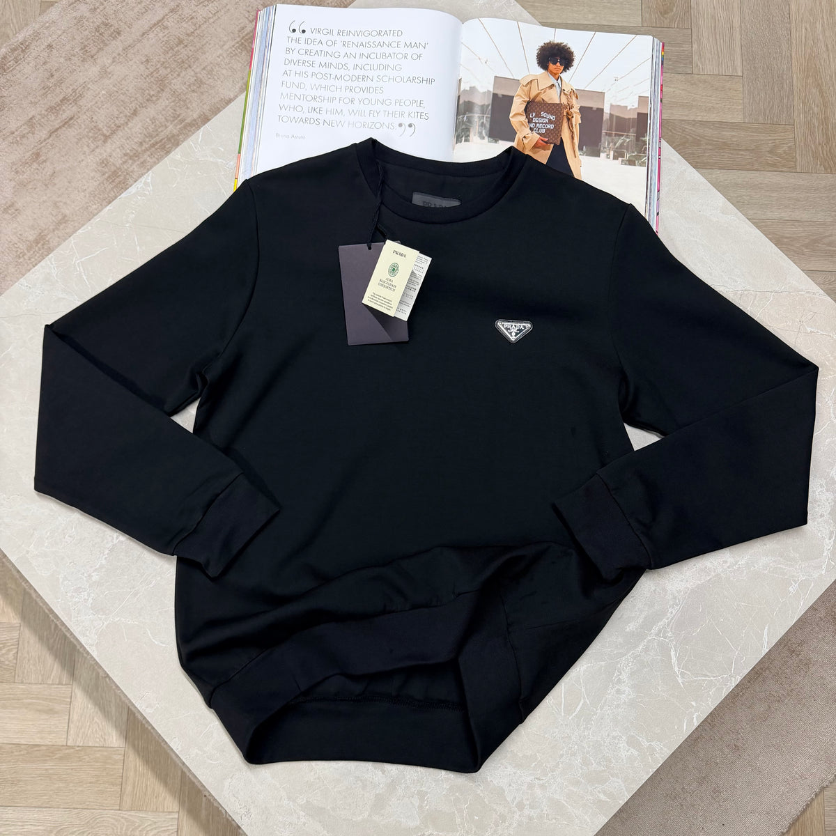 PDA CREWNECK - BLACK